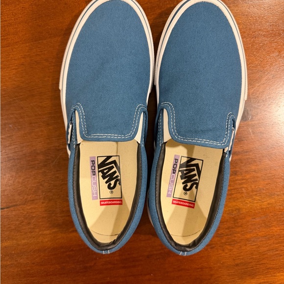 Vans Classic Blue Skate Slip-Ons / W8 - Picture 4 of 4